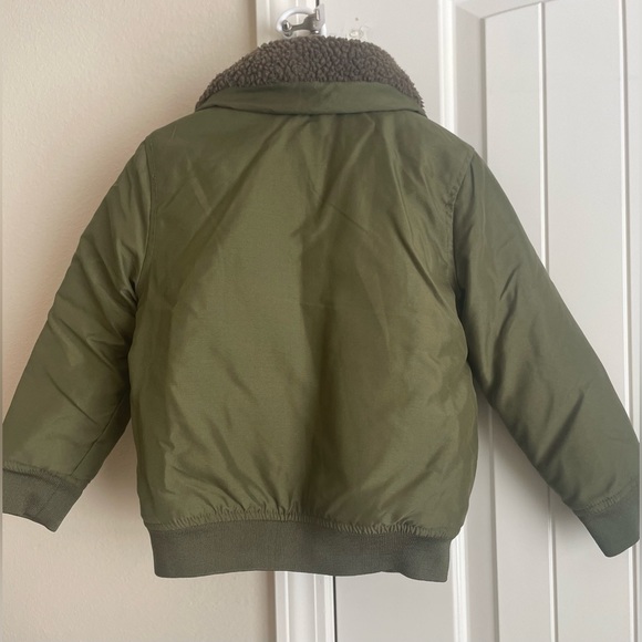 Buffalo David Bitton RYDER Coat Moto Bomber Aviator Jacket Toddler Boys Olive 5 - Picture 5 of 5